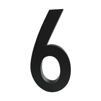 Imagen de Design Letters 302030006 Números de casa (aluminio, 0 9), color negro