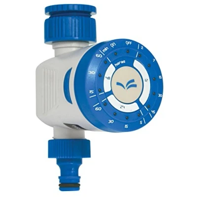 Imagen de Aqua Control C4200 Programador de Riego Clicker 1 Único Botón para Jardín, todo tipo grifos. Apertura a 0 Bar