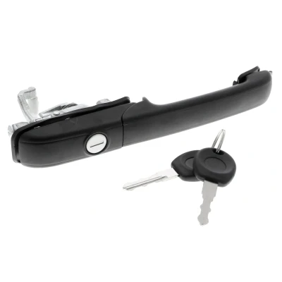 Imagen de VAICO V10 6168 Manecilla de Puerta Delante, derecha con llave, cilindro cierre negro Original calidad VOLKSWAGEN: Passat B3/B4 Variant