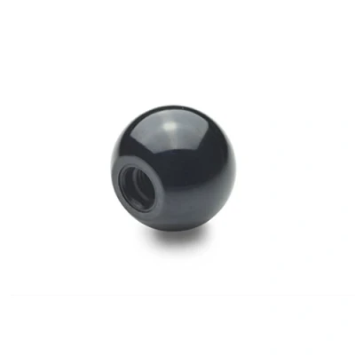 Imagen de ganter Norma Elementos Bola Botones, 20 unidades), color negro, DIN 319 KU 12 M4 C