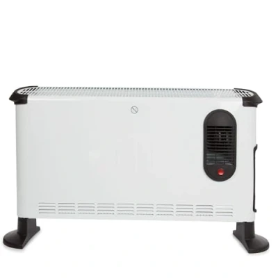 Imagen de Perel Convector, calefactor, calefacción eléctrica, convector eléctrico con 3 niveles de calor para habitaciones hasta 75 m3, uso interior, ventilador turbo, termostato, 3000 W