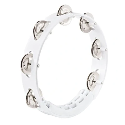 Imagen de MEINL Percussion Headliner Serie Tour Tambourine Blanco, HTT8WH