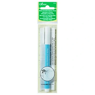 Imagen de Clover Rotulador Borrable Al Agua, Azul, 19x4.3x3 cm