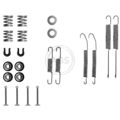 Imagen de A.B.S. 0718Q Juego de accesorios, zapatas freno NISSAN: 100NX