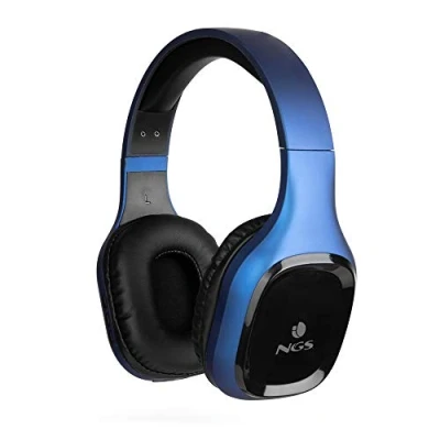 Imagen de Auriculares Stereo Bluetooth Cascos Universal Ngs Artica Sloth Blue