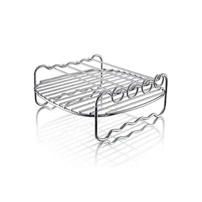 Imagen de Estante para freidora de aire _HD9904/00 doble capa pinchos, parrilla con accesorios multiusos acero inoxidable aire, compatible