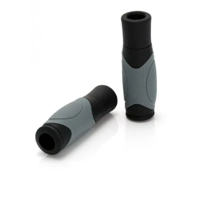 Imagen de XLC 125 Mm, Juego de puños GR G03 Ergonomic Gel, Unisex Adulto, Negro/Gris