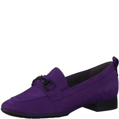 Imagen de Tamaris Comfort 8 84205 41 Komfortable Mehrweite Bequemschuh Damenschuh mit Kette Alltagsschuhe Business, Mocasín Mujer, Purple Nubuk, 37 EU Ancho