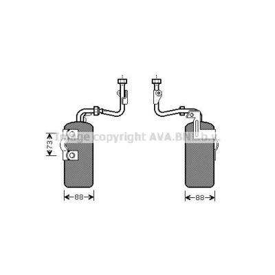 Imagen de PRASCO VO2117 Radiador, refrigeración del motor Aluminio 620 433 23 Aletas unidas mecánicamente VOLVO: S60 I, V70 2