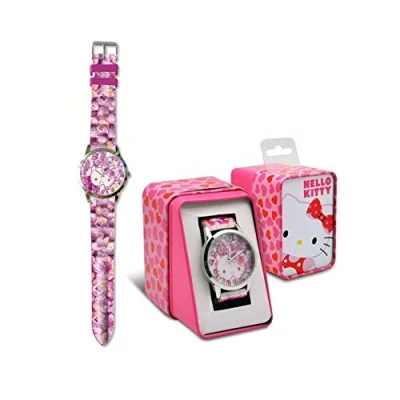 Imagen de Kid Licensing Reloj Cambio DIAL Hello Kitty Aprendizaje, Color (Multicolor) (HK50027)