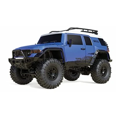 Imagen de Amewi 22591 Dirt Climbing SUV CV Crawler 4WD 1:10 RTR Azul Incluye Mando a Distancia, batería, Cargador