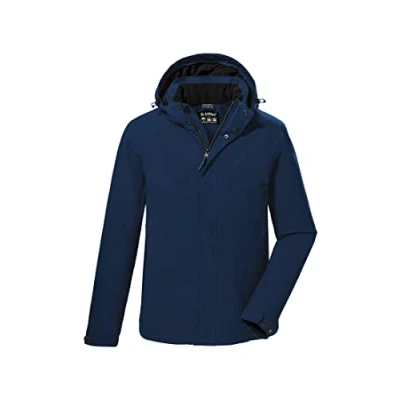 Imagen de Killtec Men&#039;s Chaqueta outdoor/chaqueta funcional con capucha cremallera KOW 148 MN JCKT, dark petrol, 3XL, 38920 000
