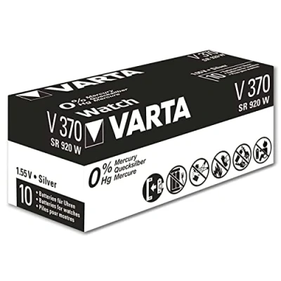 Imagen de Batería de botón Varta V370 SR920W 1 1,55 V óxido plata