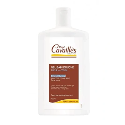 Imagen de Gel de baño y ducha flor algodón 400 ml Surgras Activo Roge Cavaillès