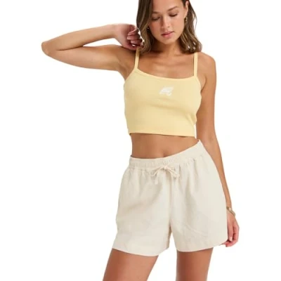 Imagen de Roxy Lekeitio Break Mid Pantalón Corto de Cintura elástica, Mujer, Parchment, L