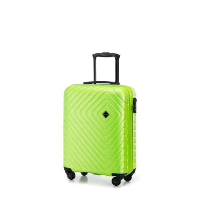Imagen de Wittchen CUBE LINE Wheeled Suitcase Trolley, Mujer, Talla: One Size, Green