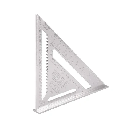 Imagen de MIVOS Escuadra de Carpintero 300mm Aluminio Alta Calidad Tope, Transportador, Herramienta Marcado Para Marcar Y Dibujar con Precisión