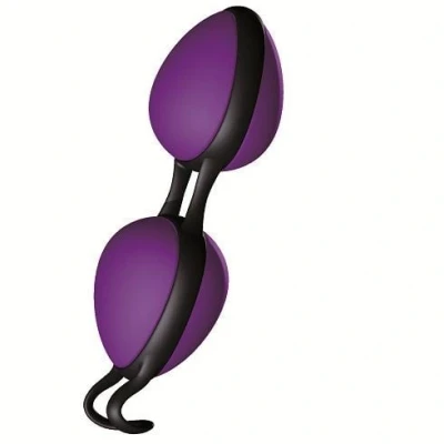 Imagen de Vibrador Joyballs secret bolas chinas negras y lila color violeta de JoyDivision
