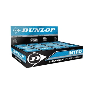 Imagen de Dunlop 12x1bbx Intro Cajas de 12 Bolas, Unisex Adulto, Azul/Blanco
