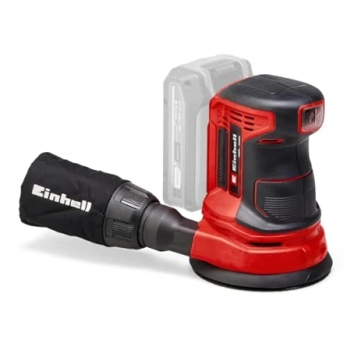 Imagen de Einhell Lijadora orbital aleatoria inalámbrica TE RS 18 Li Solo Power X Change (ión litio, electrónica de velocidad, cierre gancho y bucle, incl. 1x lija P80, sin batería ni cargador)