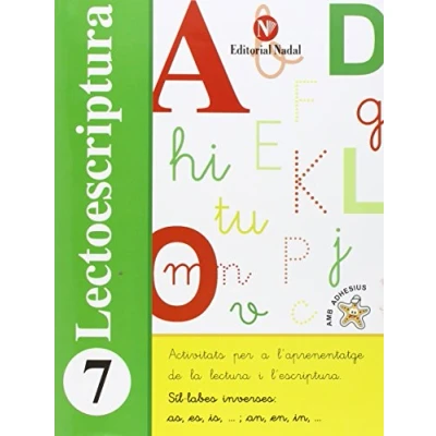 Imagen de LECTOESCRIPTURA N? 7 SIL?LABES INVERSES: AS, ES, IS? AN, EN,