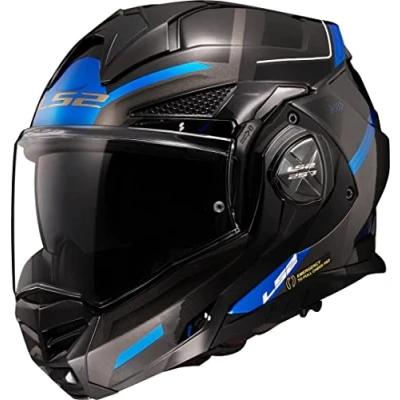 Imagen de LS2, Casco Modular Moto ADVANT X Spectrum Black Titanium Blue, L