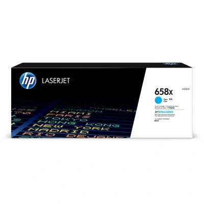 Imagen de HP 658X W2001X, Cian, Cartucho Tóner de Alta Capacidad Original, 28.000 páginas, para impresora LaserJet Enterprise M751dn