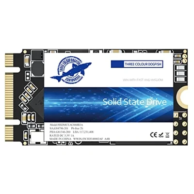 Imagen de SSD M.2 2242 500GB Ngff Dogfish Unidad de Estado Sólido Incorporada Altura Alta Velocidad Disco Duro Alto Rendimiento para computadora portátil Escritorio (500GB, 2242)