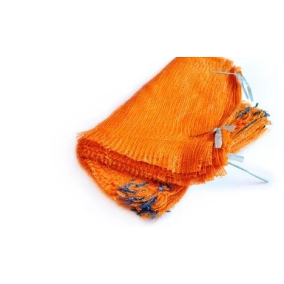 Imagen de 100 naranja Red bolsas 40 cm x 60 15 kg con cordón Raschel de malla verduras registros leña madera
