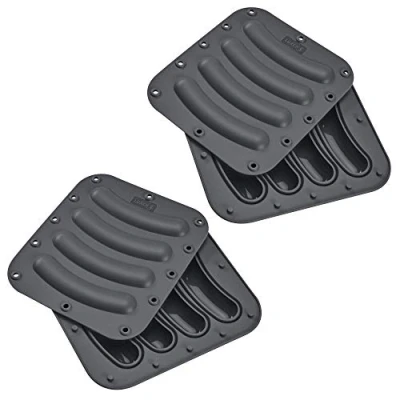 Imagen de Lurch 240515 Moldes para Embutidos de Silicona en Juego 2 la fabricación Gusanos Vegetarianos y Veganos, Negro