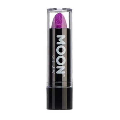 Imagen de Moon Glow Lápiz labial con brillo UV de neón color brillante Brilla bajo los rayos Púrpura 1 Unidad (Paquete 1)