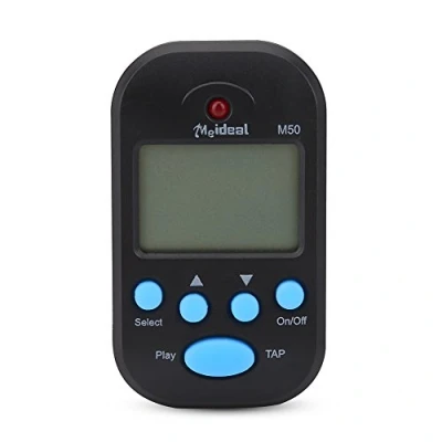 Imagen de Mini Metrónomo, M50 LCD Digital Beat Tempo para Piano, Violín, Guitarra, Tambor de Trampa, Accesorio Instrumento Musical, Color Negro