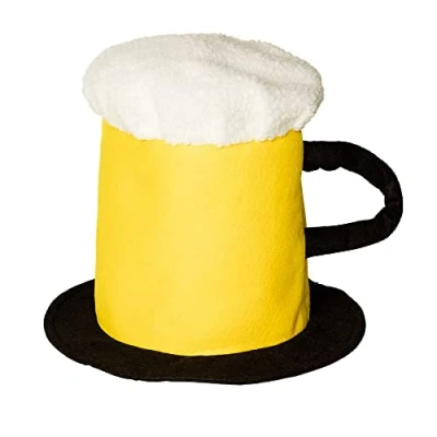 Imagen de Boland 98996 sombrero jarra de cerveza, peluche, cerveza con asa, fiesta popular, disfraz, carnaval, temática, JGA