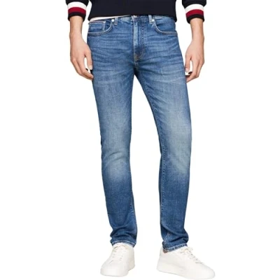 Imagen de Tommy Hilfiger Men&#039;s Slim Bleecker PSTR Cross Blue, 28 W/ 30 L