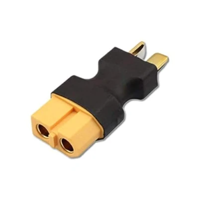 Imagen de VUNIVERSUM 1 adaptador premium XT60 hembra A XT T macho Dean Connector para batería de polímero litio alta corriente 60