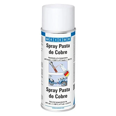 Imagen de WEICON Spray Pasta de Cobre 400 ml Sustancia protectora, separadora y lubricante