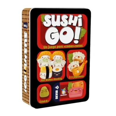 Imagen de Devir Sushi Go, Juego de Mesa, Cartas, Mesa con Amigos, para Fiestas, 8 años (BGSUSHI)
