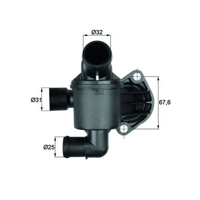 Imagen de MAHLE ORIGINAL TI 35 87 Termostato, refrigerante con junta VOLKSWAGEN: Crafter 30 50 Furgón, Amarok Pick up, Bus