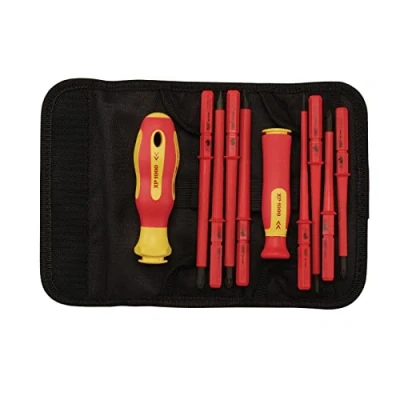 Imagen de Draper 5721 Estuche de destornilladores aislados intercambiables (10 piezas)