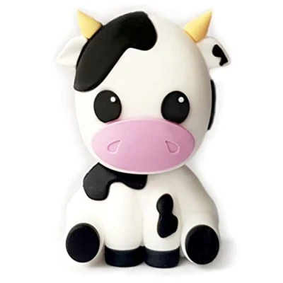 Imagen de Ulticool Vaca 64 GB Memoria Almacenamiento de Datos USB Flash Pen Drive Memory Stick Diseño único y Original Gran Regalo cumpleaños para niño/niña Negro Blanco Rosa