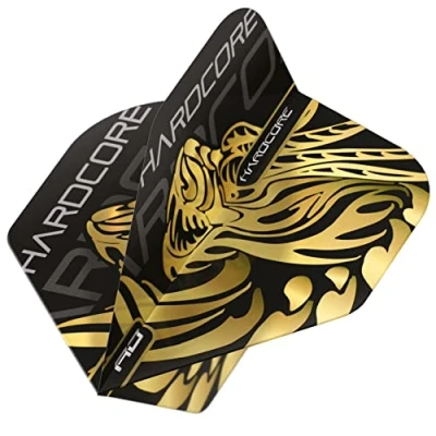 Imagen de RED Dragon Jonny Clayton Ferret Hardcore Gold Dart vuelos 3 juegos por paquete (9 en total)