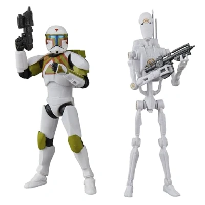 Imagen de Star Wars The Black Series Clone Commando &amp; B1 Battle Droid Wars: Battlefront II Figuras de colección 15 cm