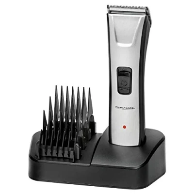 Imagen de Recortadora de cabello/barba ProfiCare PC HSM/R 3013, cabezal afeitado precisión acero inoxidable, funcionamiento con batería, función dilución, indicador carga LED