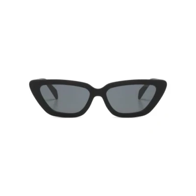 Imagen de KOMONO Tony Carbon Unisex Cat eye Cellulose Propionate Sunglasses for Men and Women with UV Protection Scratch Resistant Lenses