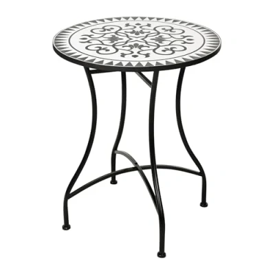 Imagen de Well home mesa bistro de diseño mosaico