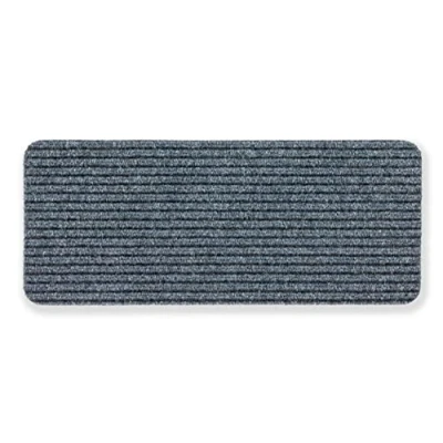 Imagen de ASTRA Felpudo Interior Gris Antideslizante Anti Suciedad 25x60 cm hidrófugo antiestático Resistente Rib Line