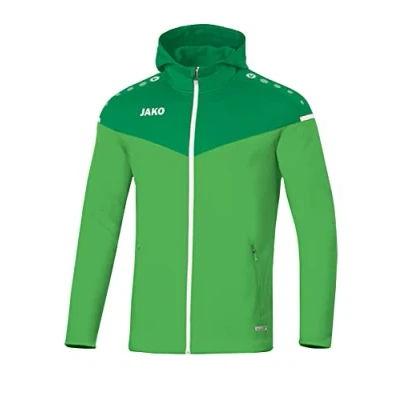 Imagen de JAKO Chaqueta con capucha para hombre Champ 2.0, Hombre, capucha, 6820, Verde suave/verde deportivo., small