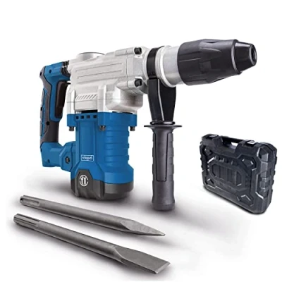 Imagen de Scheppach Perforadora DH1600MAX 1600W Fuerza de impacto 10 Joules 3800 Golps/min Control vibración Mandril SDS Max Estuche práctico Viene con cincel plano y afilado