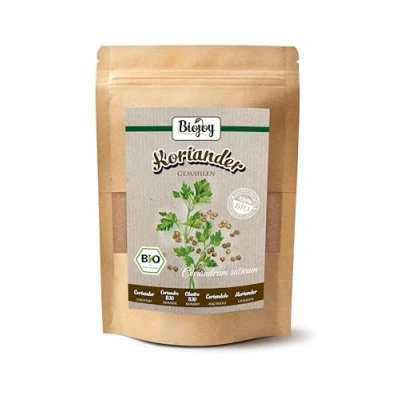 Imagen de Biojoy Cilantro en polvo Ecologico (250 g), molido, Semillas de molidas (Coriandrum sativum)