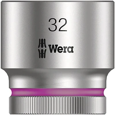 Imagen de WERA 05003617001 8790 HMC Zyklop Nuss 32,0 Llave de vaso con arrastre 1/2&quot;